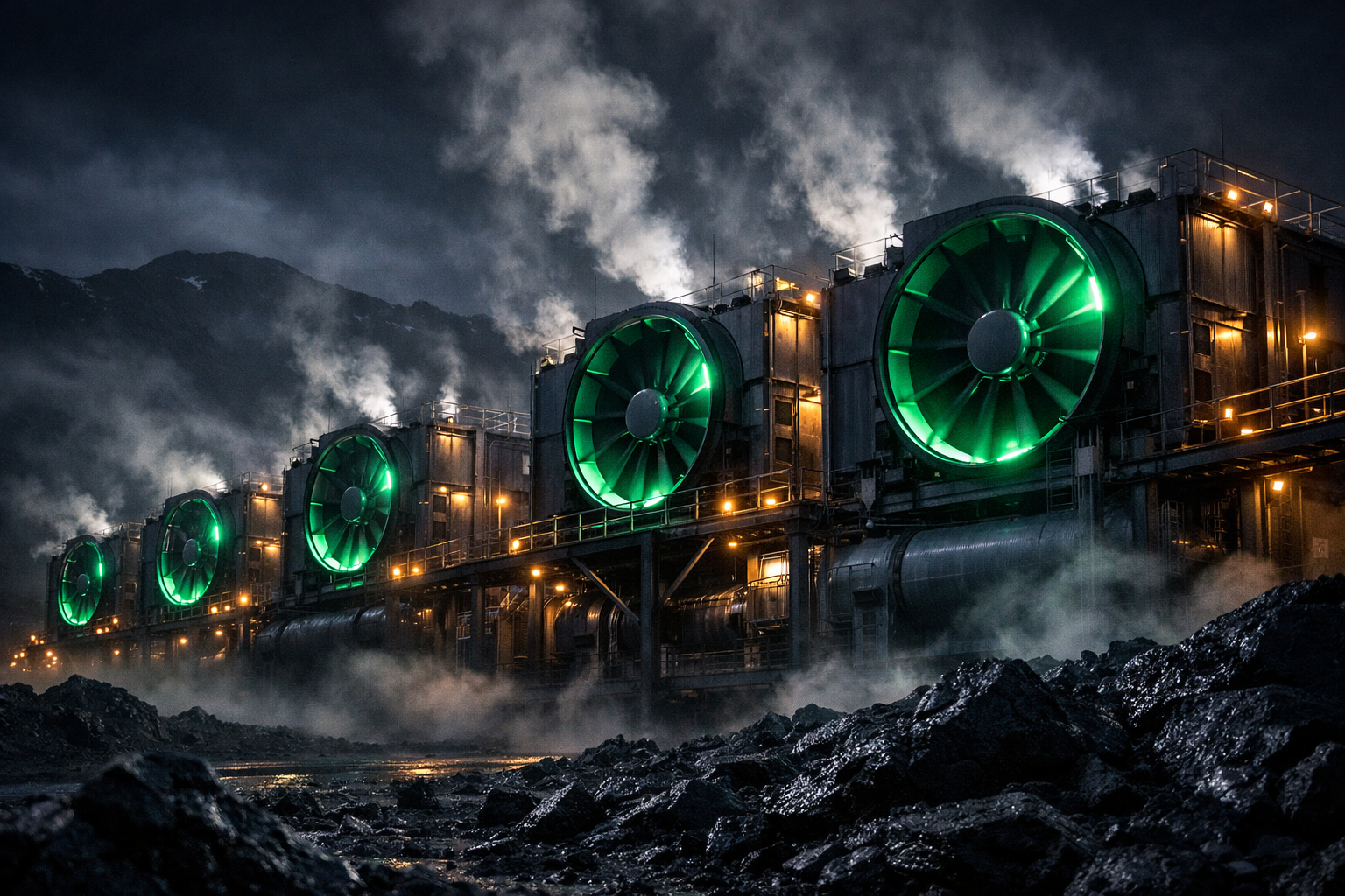 直接空気回収コスト:ClimeworksがMammothの運営コストを半減、除去量は5倍に