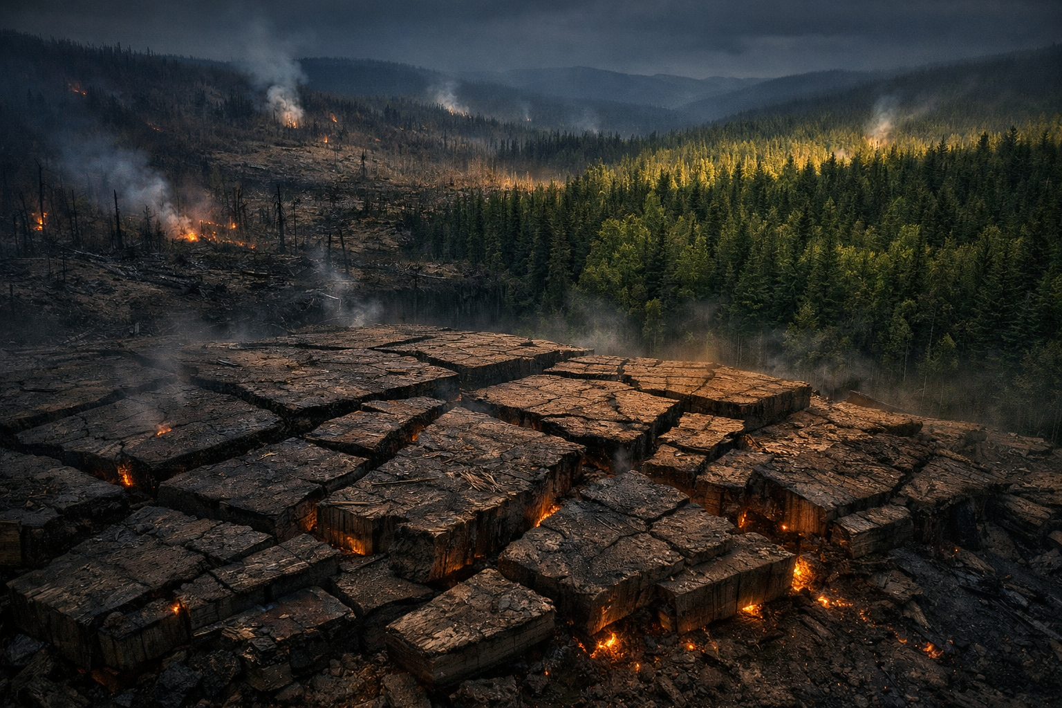 Why Forest Carbon Buffer Pools May Be Underpricing Climate Risk in US Credit Markets